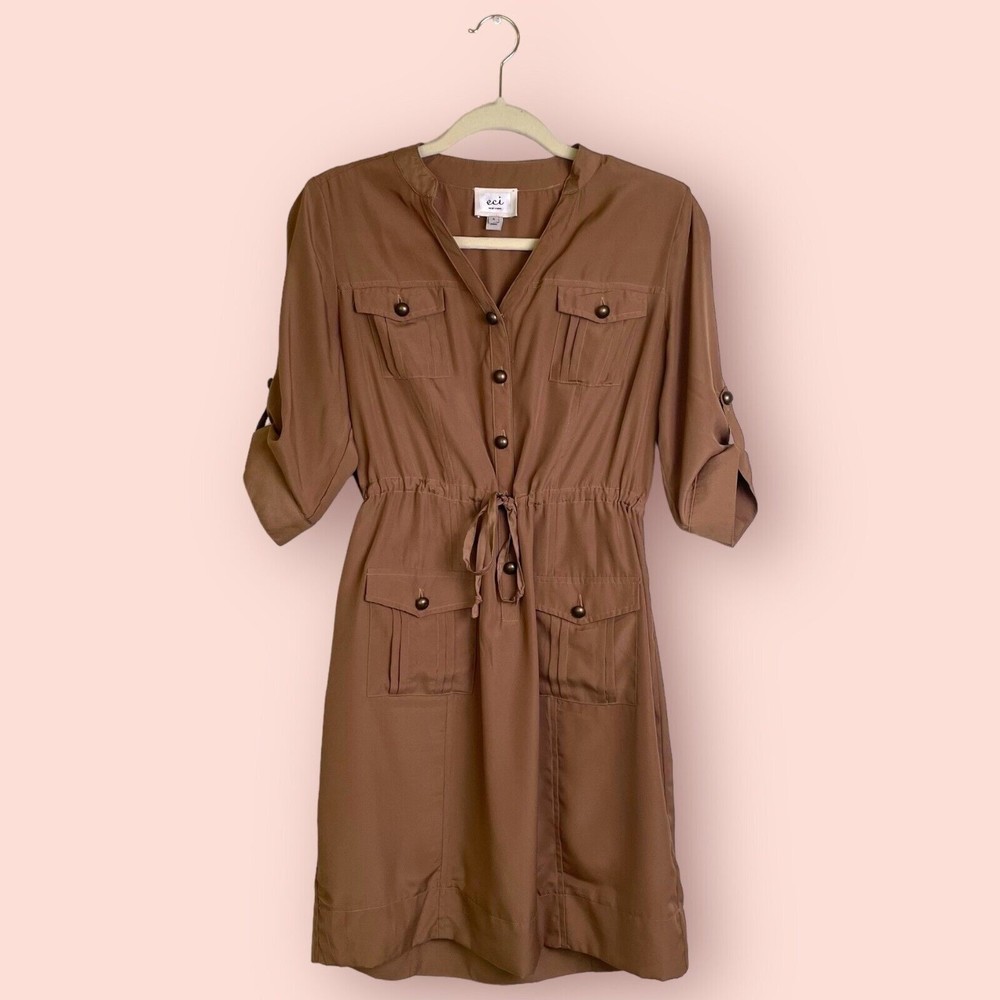 Eci New York long dress brown size 4